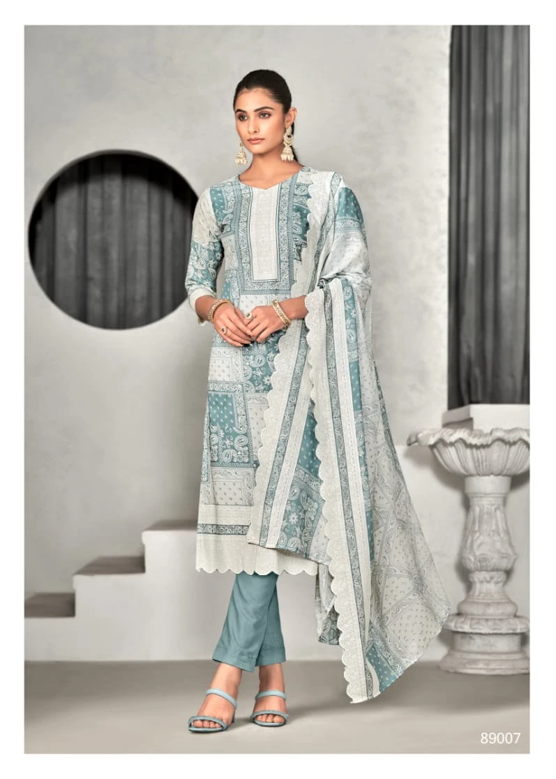 Vardan Ethnic Adhira Vol 7 Pure Cottan Wholesale Cottan Summer Collection Catalog — Wholesale Salwar Suits, MPA wholesale from Surat — view 3